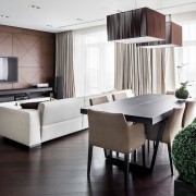 Сочетание стены и светильников