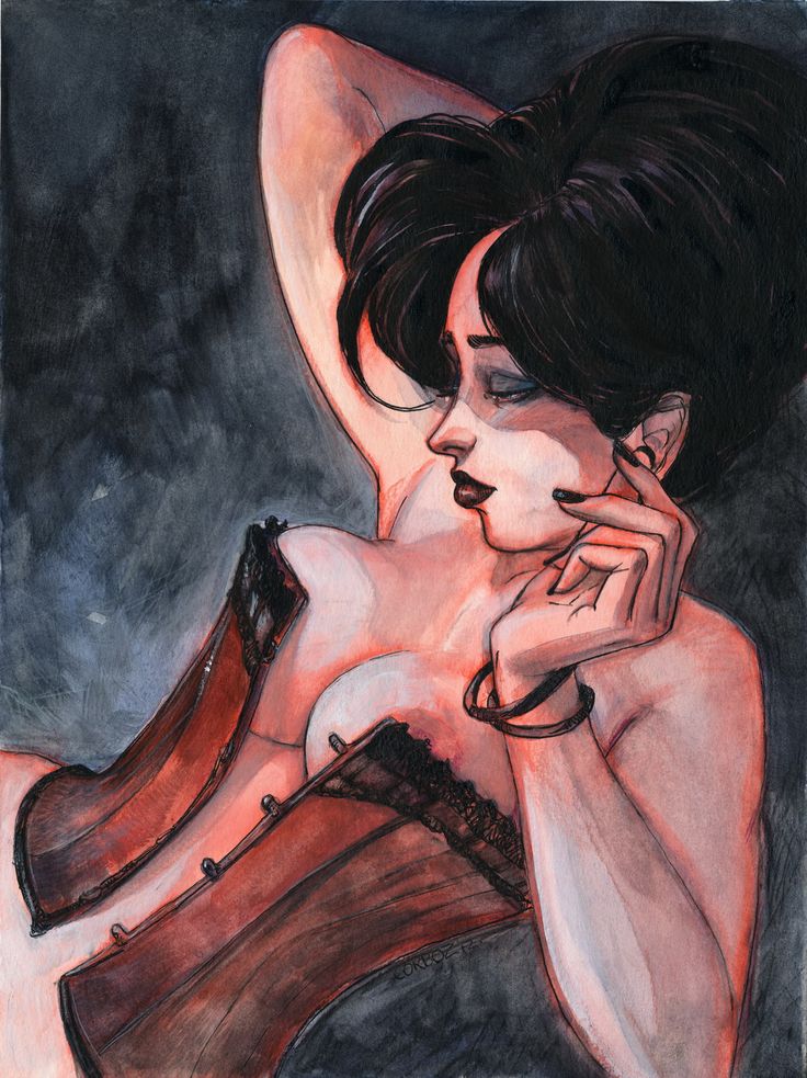 Сексуальные француженки в акварелях художника Янника Корбо. Сексуальные француженки в акварелях художника Янника Корбо.