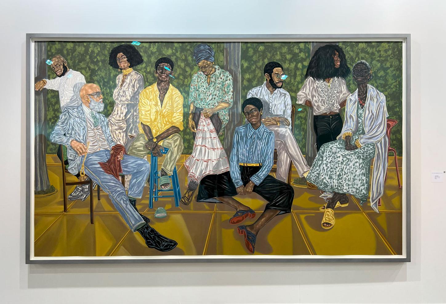 Toyin Ojih Odutola. The Firm. 2017&ndash;2018. $3 млн.&nbsp;Jack Shainman Gallery