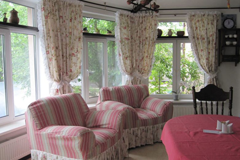 Шторы в стиле прованс Шторы в стиле прованс интерьер и дизайн