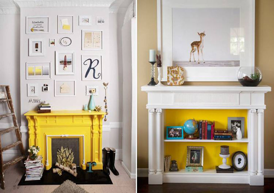 Фальш-камины, или Да здравствует смена декораций! Фальш-камины, или Да здравствует смена декораций! идеи для дома,интерьер и дизайн