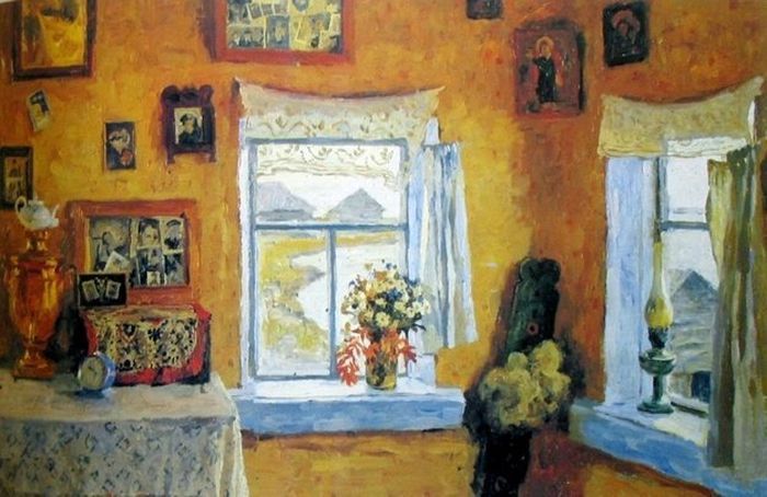 художник, СССР, интерьер, квартира