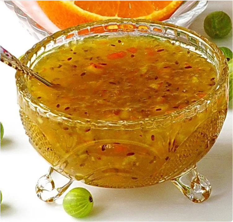 Крыжовник с лимоном и апельсином на зиму. Вкусный джем, который не нужно варить