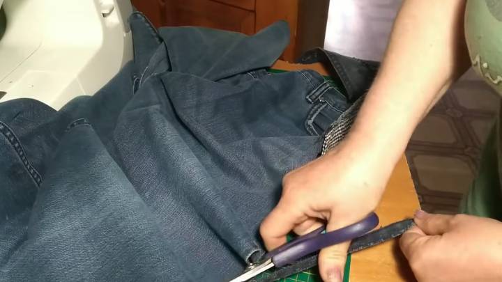 Нетривиальная идея из джинсов! Летняя вещичка + бесплатный шаблон мастер-класс,шитье