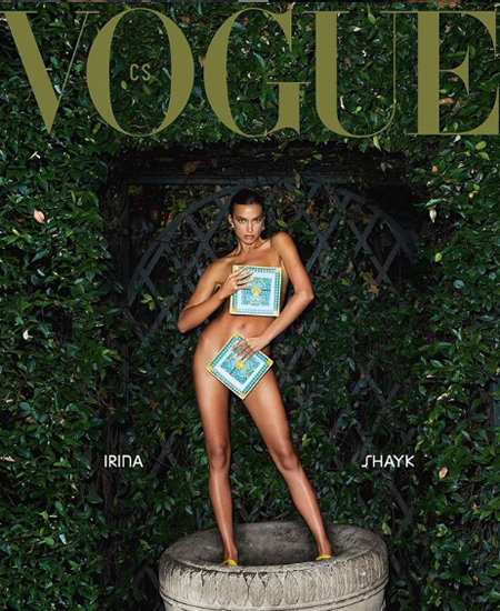 Оранжевый – хит сезона: Ирина Шейк на модной презентации в Нью-Йорке Мода,Стиль звезд