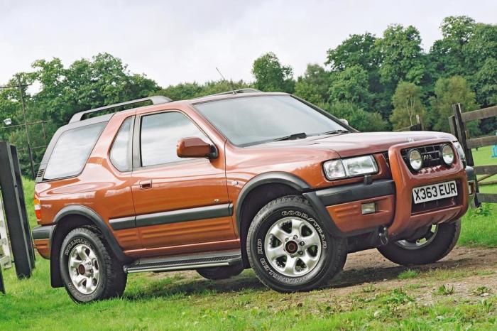 Vauxhall Frontera – британская версия японского рамного внедорожника.
