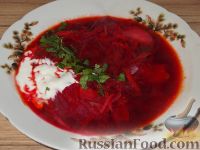 Фото к рецепту: Свекольник горячий