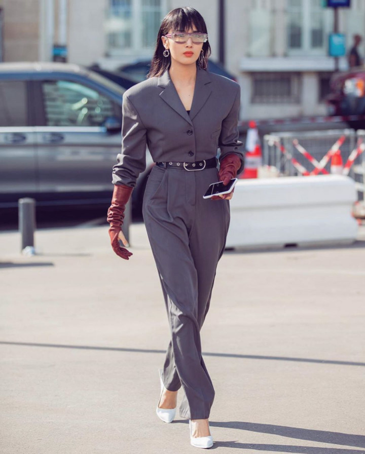 Очень ярко и эффектно. Street style на Неделе моды в Париже осень-зима 2019-2020 мода,неделя высокой моды,образ,осень-зима 2019-2020,париж,стиль,уличный стиль