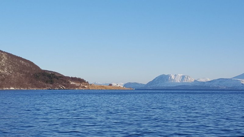 Фьерд, выход в норвежское море. #Норвегия, #природа, #путешествия, #фото