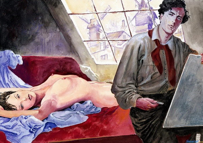 Художники и их музы: Итальянский художник представляет знаменитых живописцев и их моделей Художники и их музы: Итальянский художник представляет знаменитых живописцев и их моделей