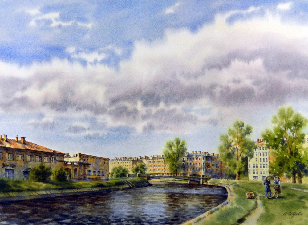 Художница Ольга Ивлева. По городам и странам Художница Ольга Ивлева. По городам и странам город