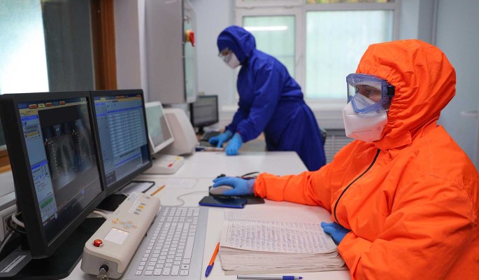 В России коронавирус выявили у больше чем 23,5 тысячи человек