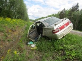 Житель Белозерского района попал в ДТП на угнанном автомобиле