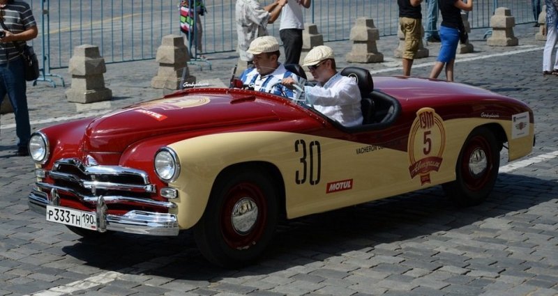 Архивные фотографии чемпионата СССР по автомобильным гонкам 1956 года 