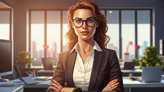 Женщина-начальник / Изображение сгенерировано с помощью нейросети Kandinsky by Sber AI / amic.ru
