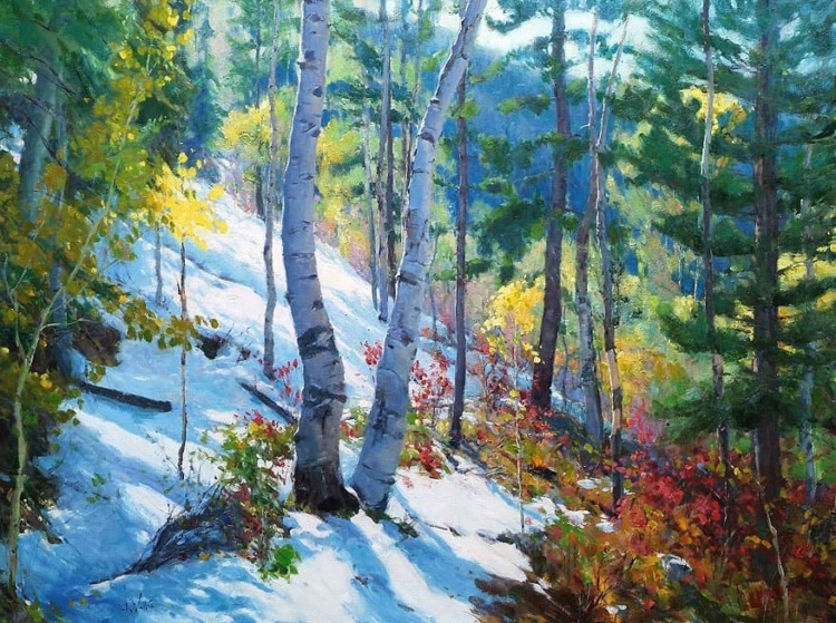 Американский художник-импрессионист Eric Wallis Американский художник-импрессионист Eric Wallis живопись