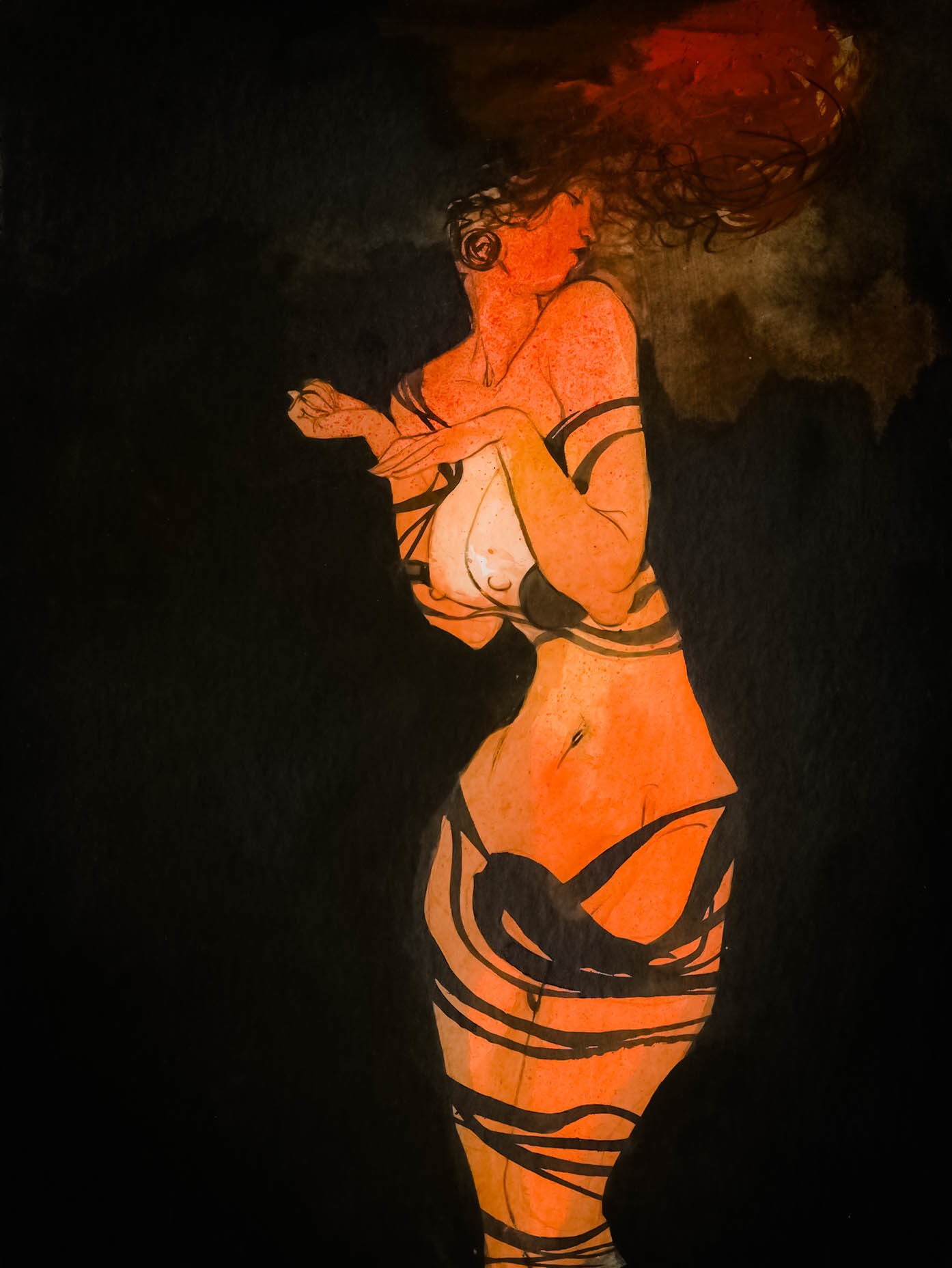 Сексуальные француженки в акварелях художника Янника Корбо. Сексуальные француженки в акварелях художника Янника Корбо.