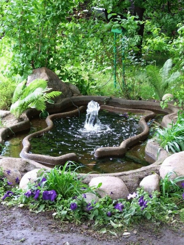 Добавьте в сад водных элементов! 12 простых способов украсить сад