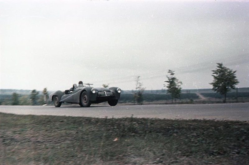 Архивные фотографии чемпионата СССР по автомобильным гонкам 1956 года 