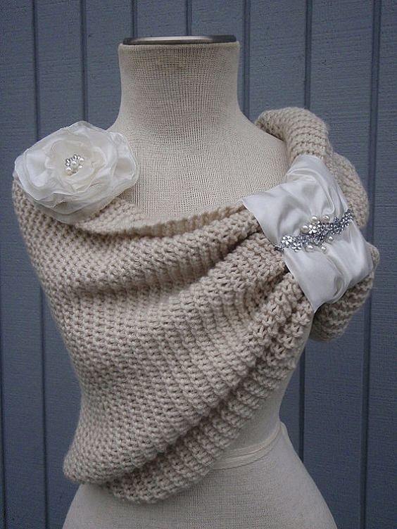 Такую красоту несложно связать спицами