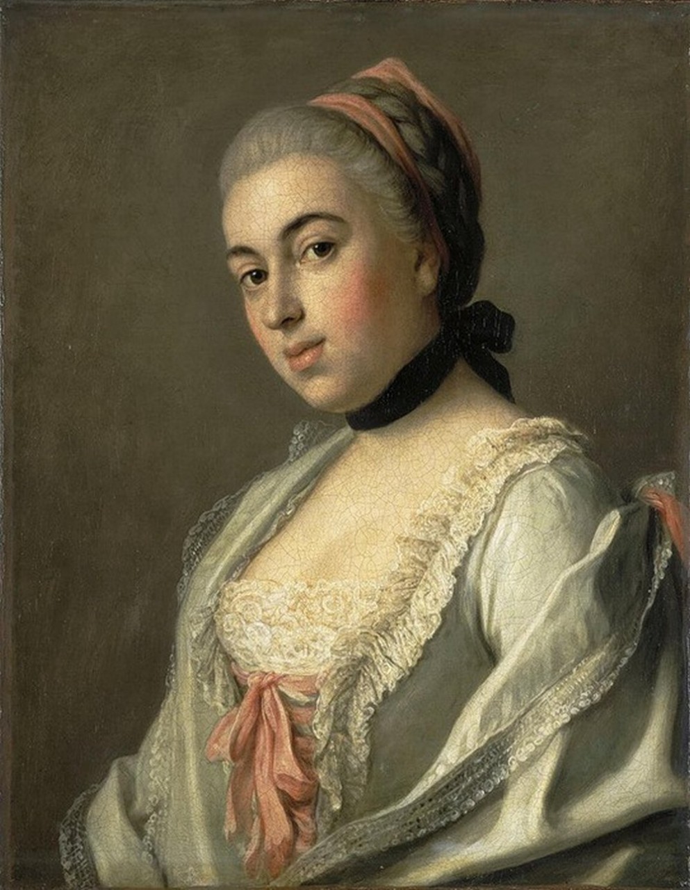 П. Ротари. Портрет графини А.М. Воронцовой (Строгановой). 1756-1762 гг.