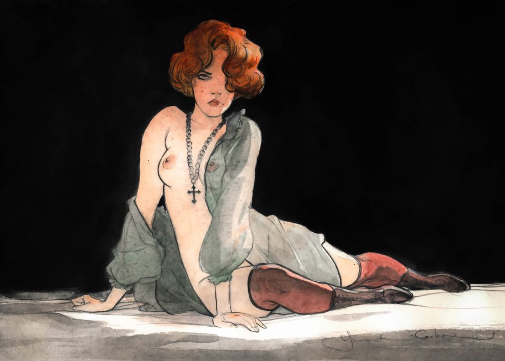 Сексуальные француженки в акварелях художника Янника Корбо. Сексуальные француженки в акварелях художника Янника Корбо.