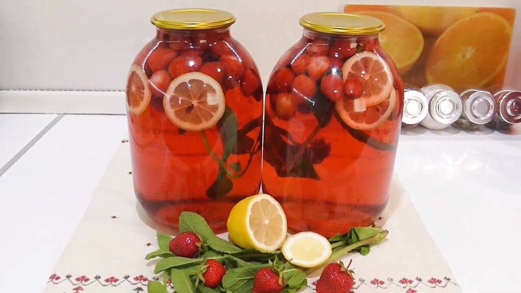 Хит лета — клубничный мохито! Намного вкуснее обычного компота