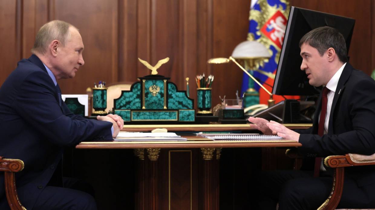 Махонин на встрече с Путиным заявил о тяжелой ситуации с врачами в Прикамье