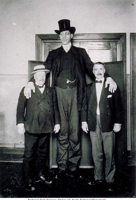 Самый высокий человек на земле жил в Российской империи