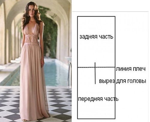 Сногсшибательные модели из одного куска ткани! Для тех кто не умеет кроить Сногсшибательные модели из одного куска ткани! Для тех кто не умеет кроить выкройка