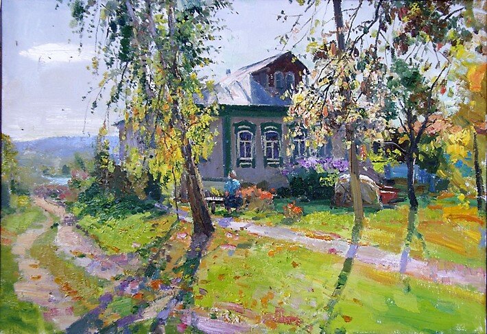 «Осеннее солнце», 2015, холст, масло