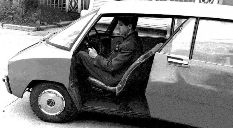Интерьер «Макси» с передними поворотными сиденьями и боковыми сдвижными дверями НАМИ, СССР, авто, автоистория, автомобили, малолитражка, разработки