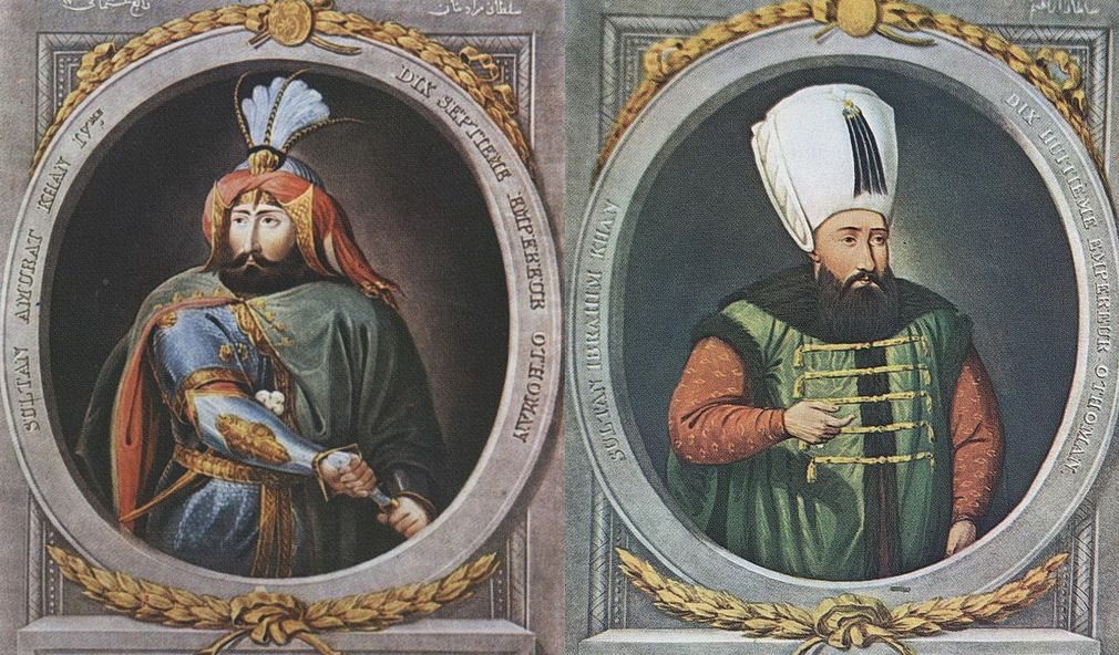 Султаны Османской империи Мурад IV и Ибрагим I, стерёгшие Черное море «как непорочную девицу» и всемерно укреплявшие крепость Азов