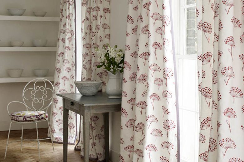 Шторы в стиле прованс Шторы в стиле прованс интерьер и дизайн