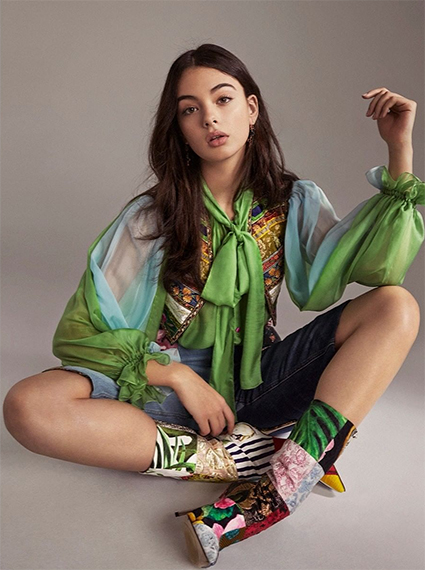 В сети появились новые кадры из модной съемки дочери Моники Беллуччи и Венсана Касселя Девы Фотосессии