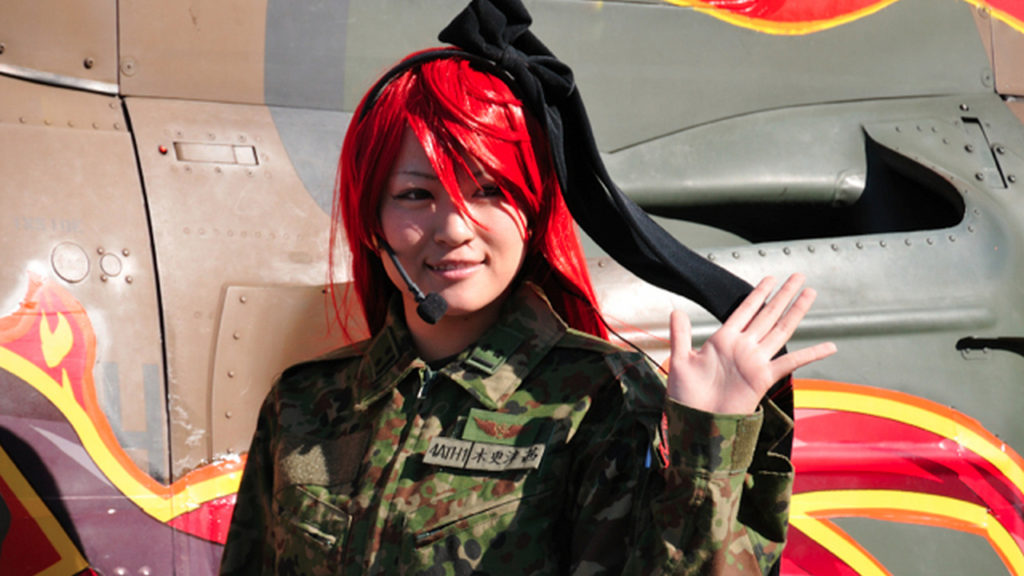 Япония разворачивает армию во всей красе