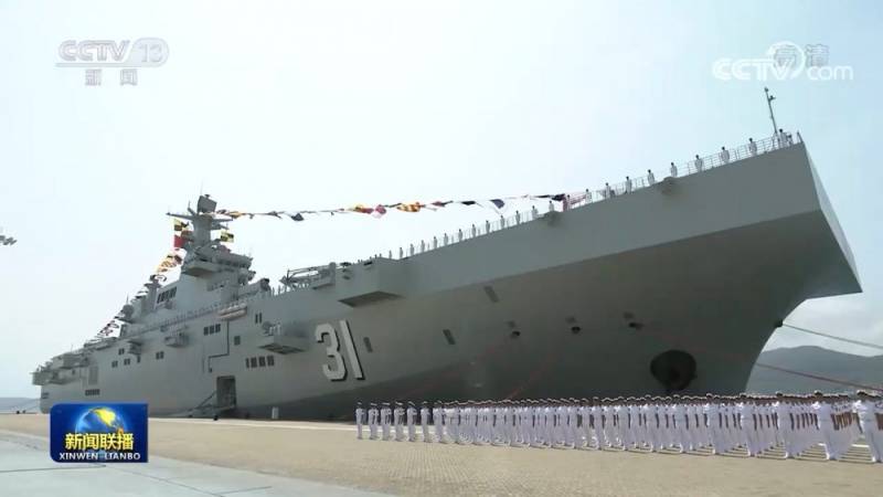 Строительство УДК «Тип 075» для военно-морских сил Китая вмф