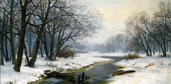 "Зимний пейзаж", 1911