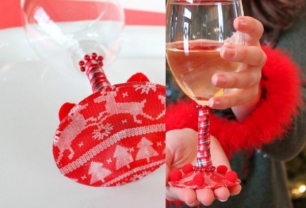 Новогодние бокалы