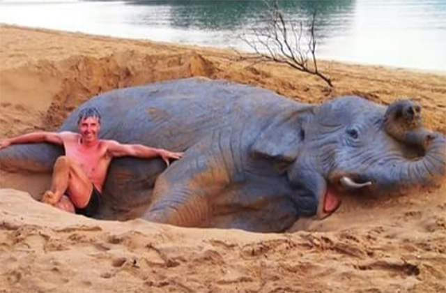 Песчаные монстры Песчаные монстры интересное,скульптуры из песка