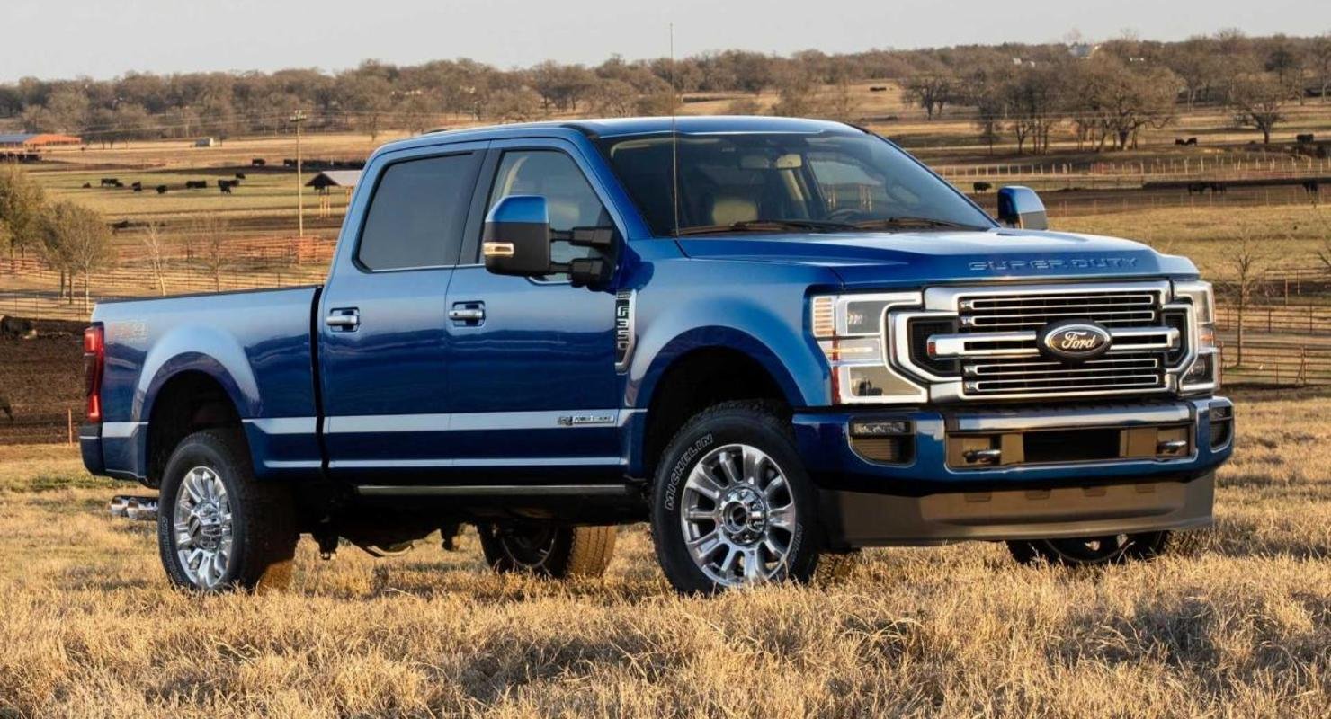 Ford представил обновленный пикап серии Super Duty 2022 Автомобили