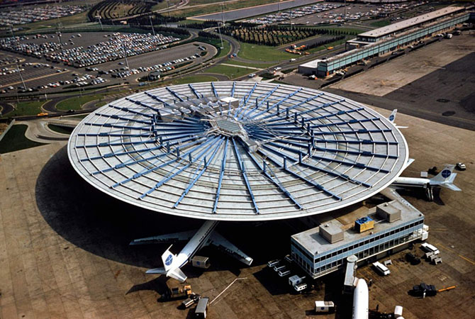 Международный аэропорт имени Джона Кеннеди в 1961-м году 