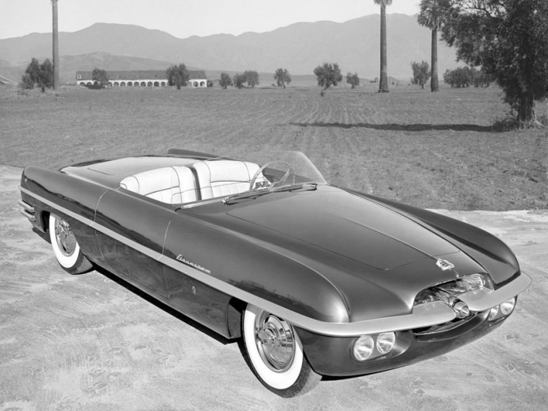 Dodge Firearrow I Roadster Concept Car 1953 года Dual-Ghia, ghia, авто, автодизвйн, автомобили, кабриолет, олдтаймер, ретро авто