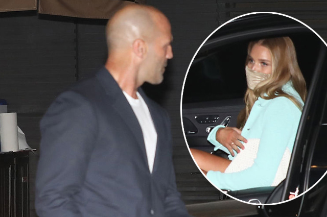 Рози Хантингтон-Уайтли и Джейсон Стэтхем на свидании в Малибу