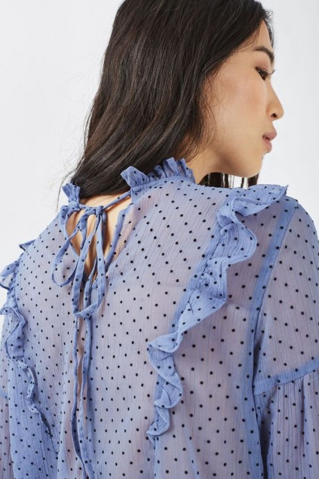 Блузы с воланами: идеи для вдохновения женские хобби,рукоделие,своими руками,шитье