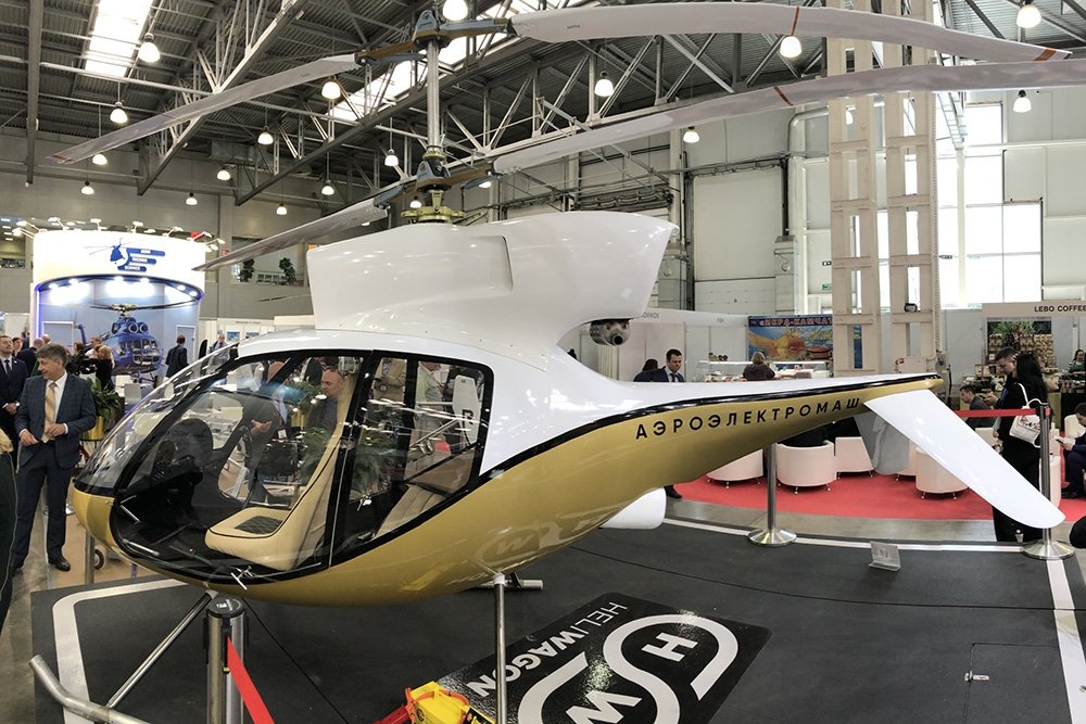 Хит Helirussia-2019 — сверлегкий вертолет с поршневым двигателем