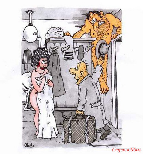 Муж уезжает на курорт один, без жены. Через неделю присылает ей смс: 