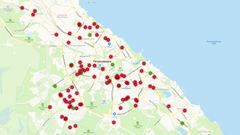 Перевалка петрозаводск карта