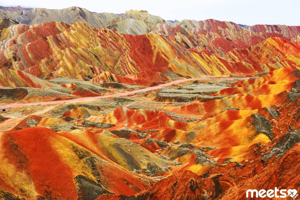 Colored Cliffs Of Danxia