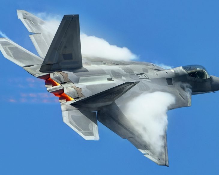 Позор США попал на видео: самолёт Raptor трусливо сбежал от ВКС РФ в Сирии